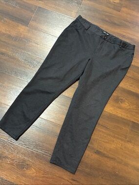DKNY Slim Dress Pants SZ XXL GRAY BLACK HOUNDSTOOTH